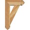 Ekena Millwork Traditional Arts and Crafts Rough Sawn Bracket w/ Offset Brace, Western Red Cedar, 6"W x 16"D x 24"H BKT0604X16X24TRA03RWR - alternate 2